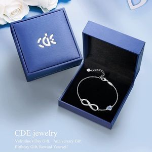 CDE Jewelry Infinity Heart Symbol Charm Bracelet